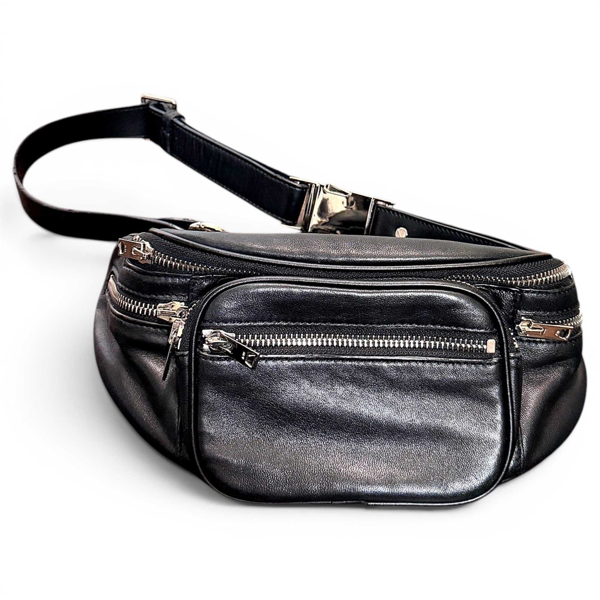 Leather crossbody bag