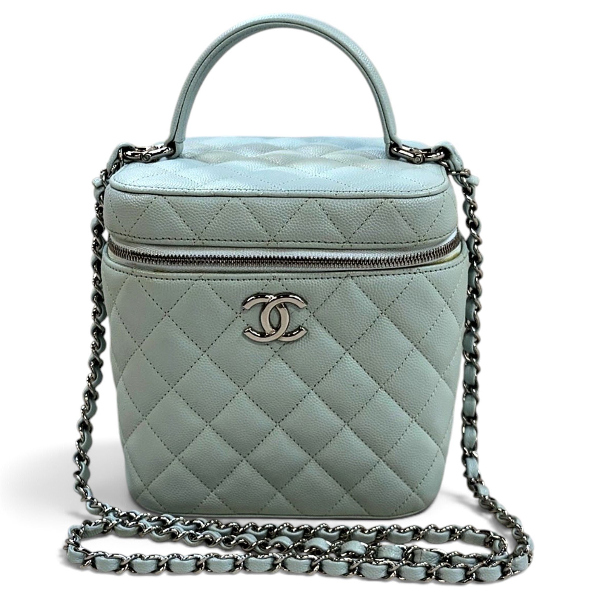 Trendy CC Vanity leather handbag