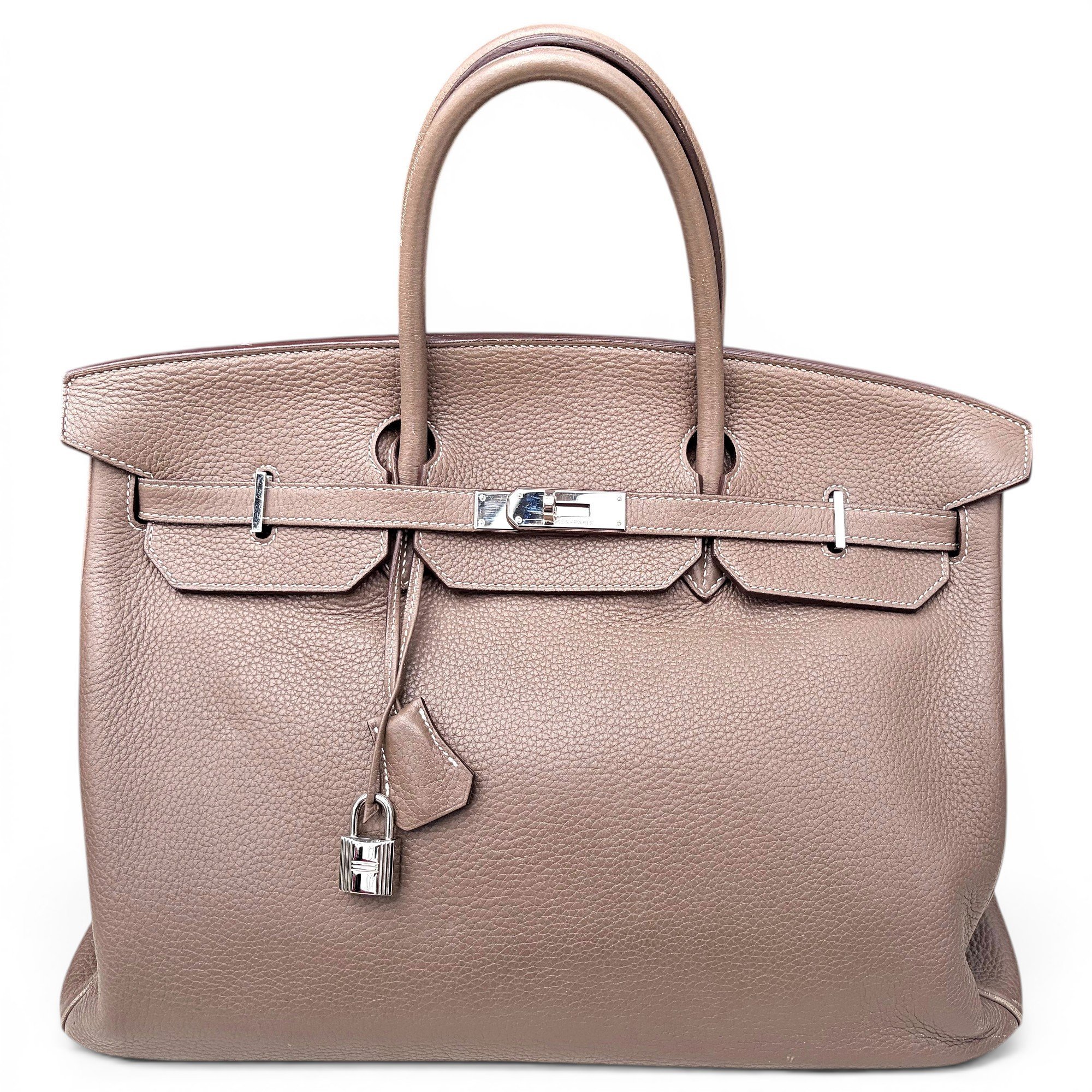 Birkin 40 leather handbag