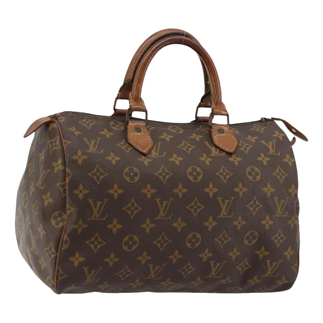Speedy leather handbag