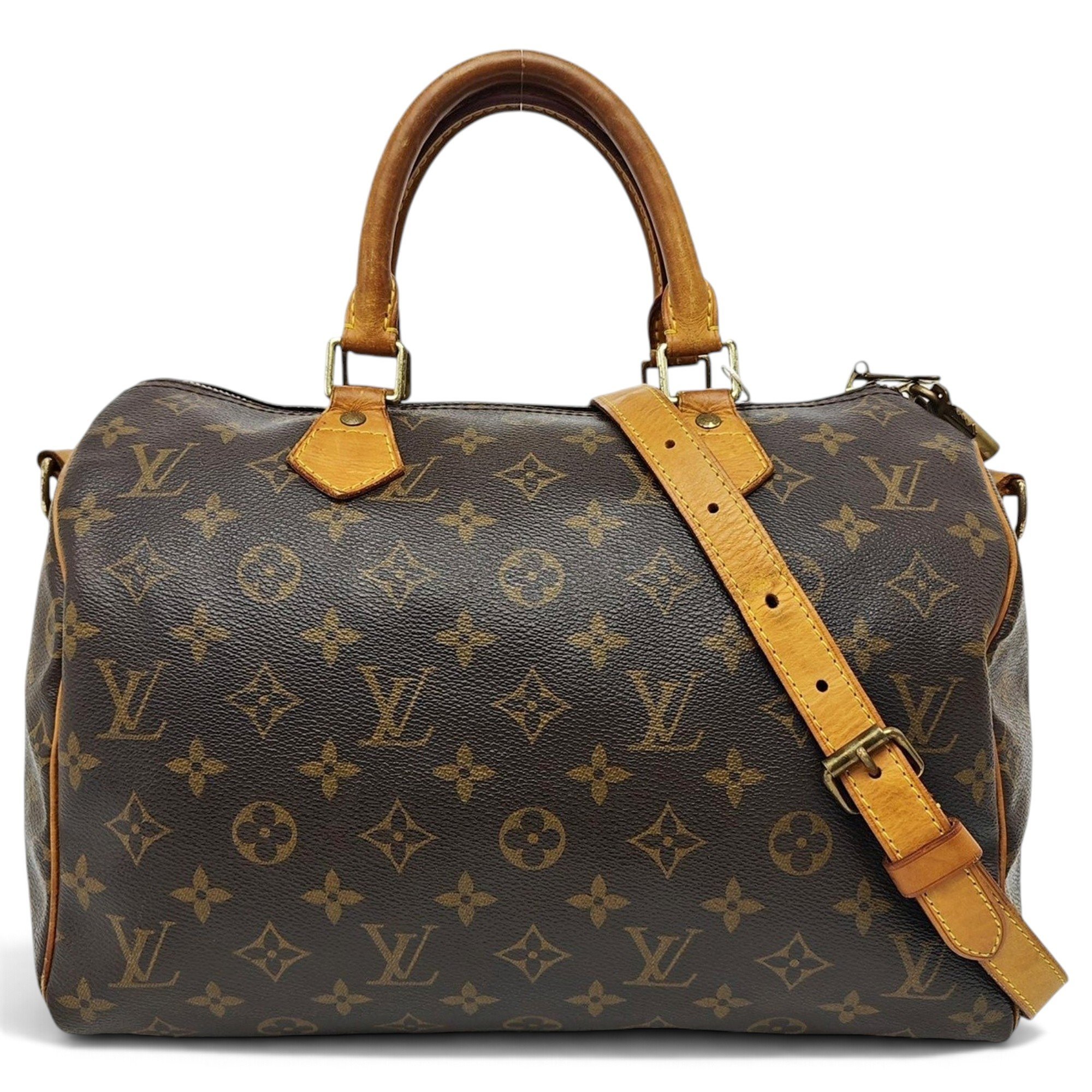 Nano Speedy / Mini HL leather handbag