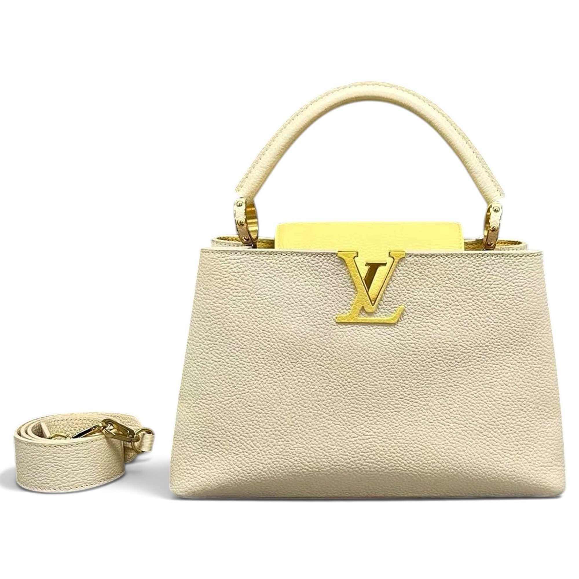 Capucines leather handbag