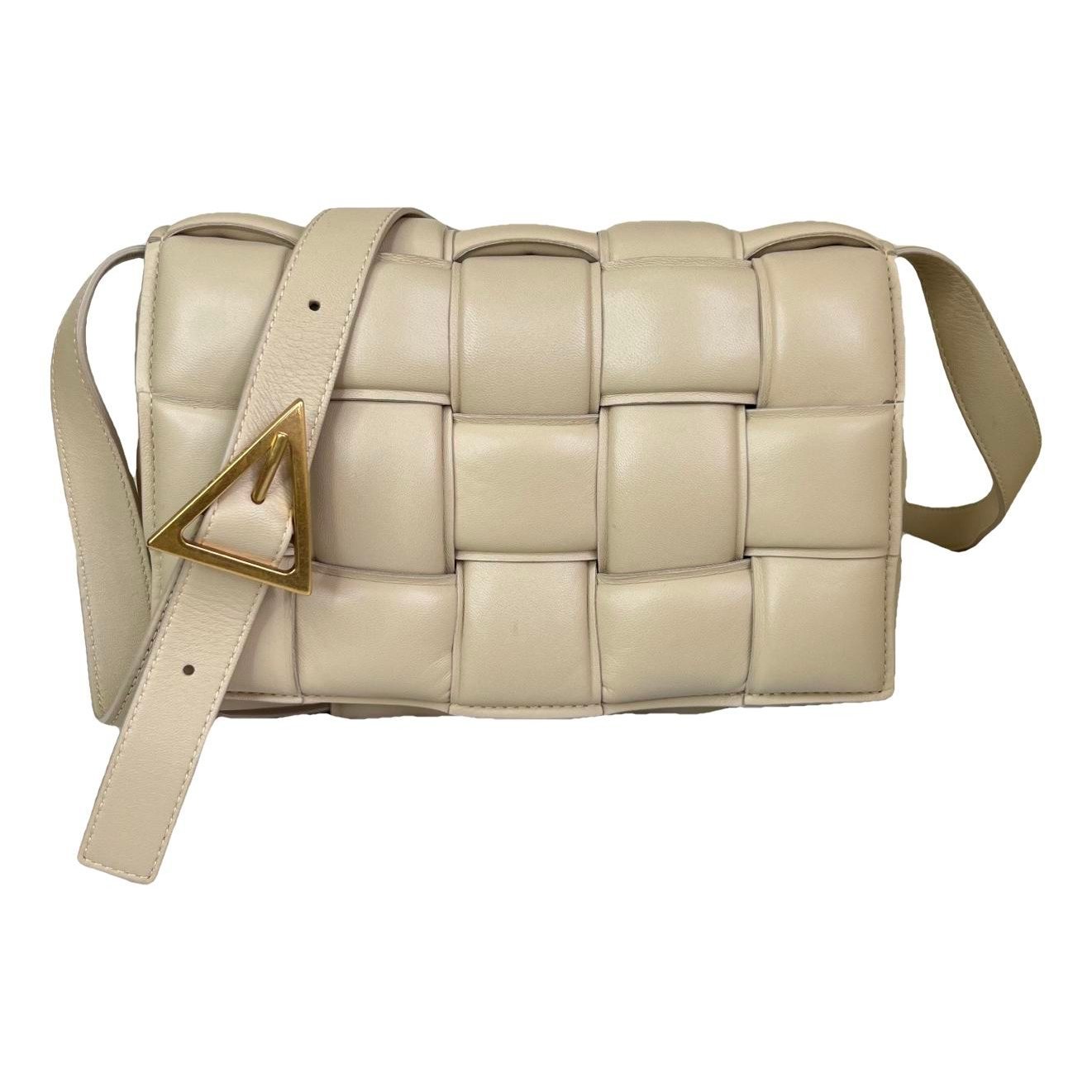 Cassette leather handbag