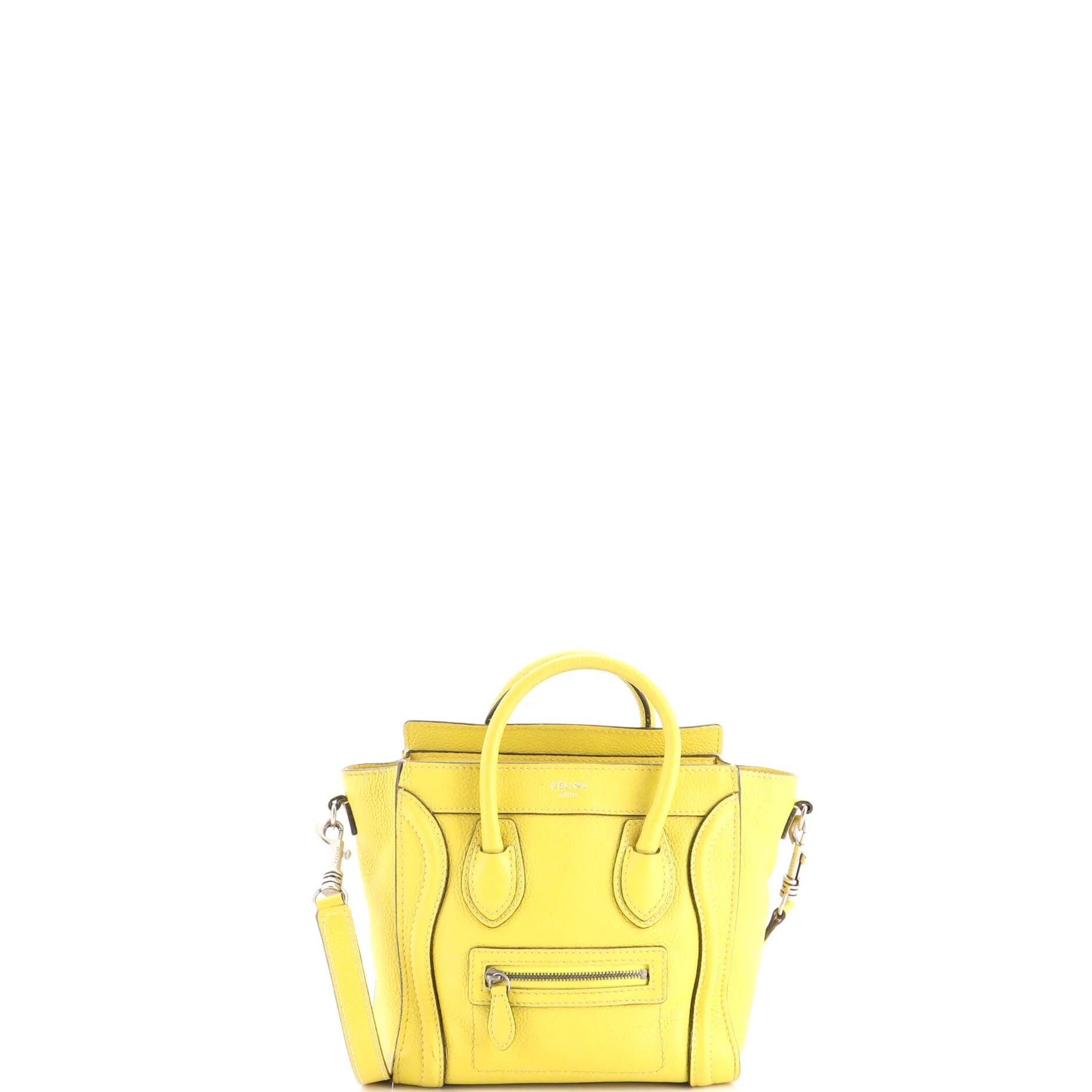 Nano Luggage leather crossbody bag