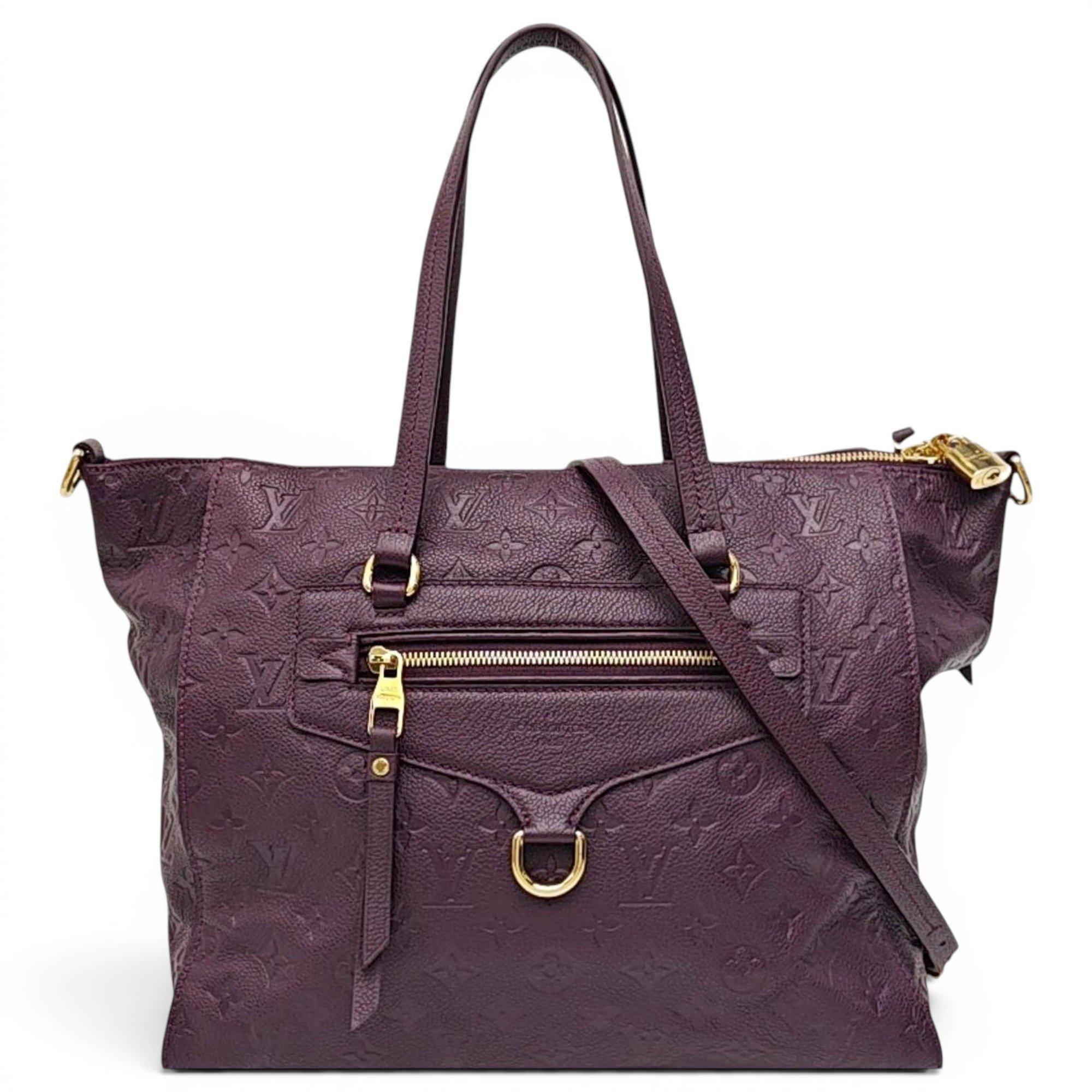 Lumineuse leather handbag