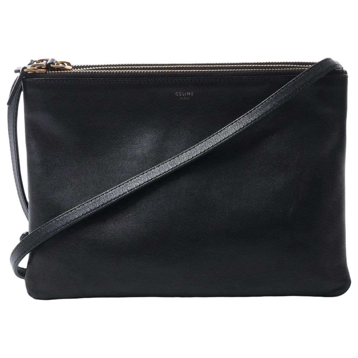 Trio leather crossbody bag