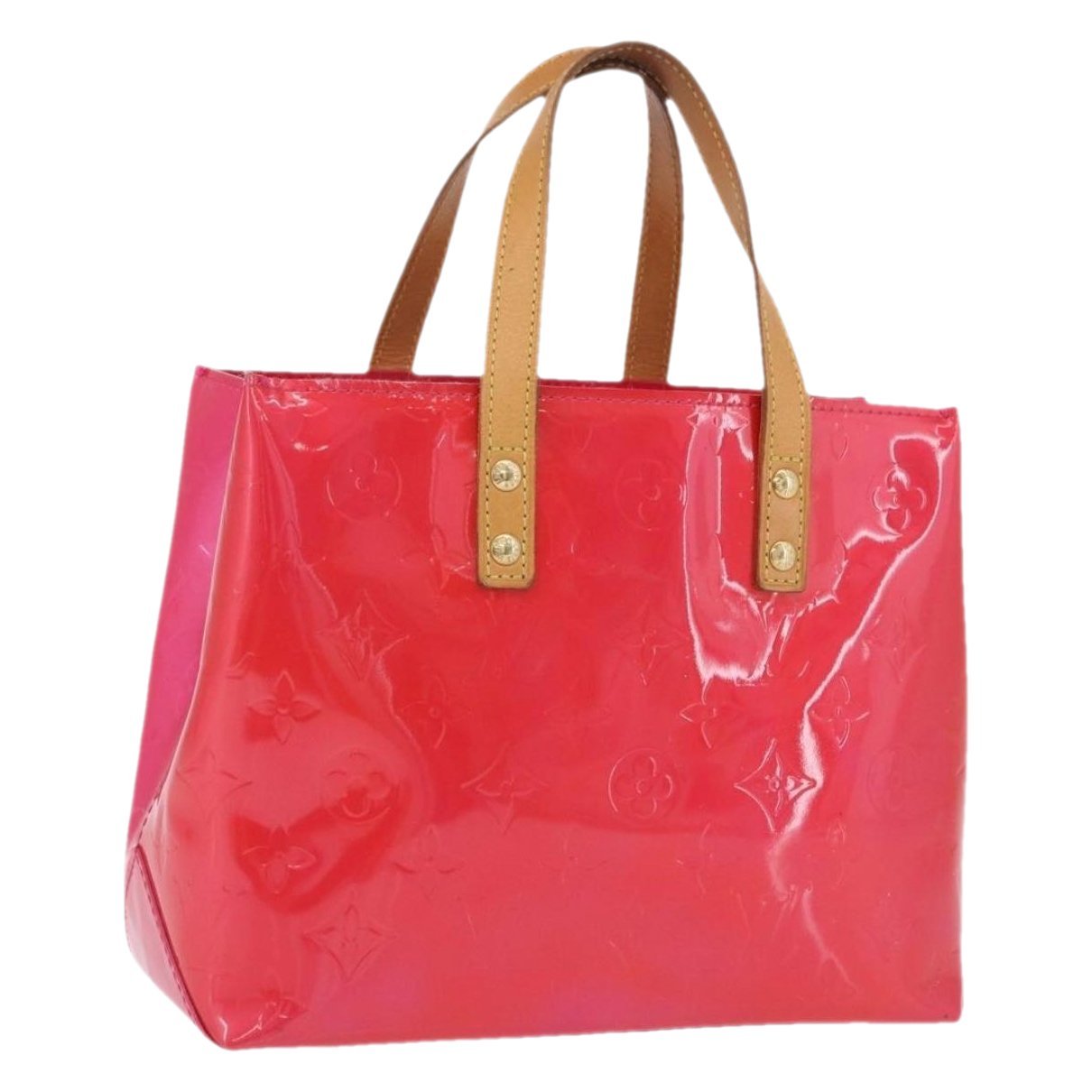 Reade patent leather handbag