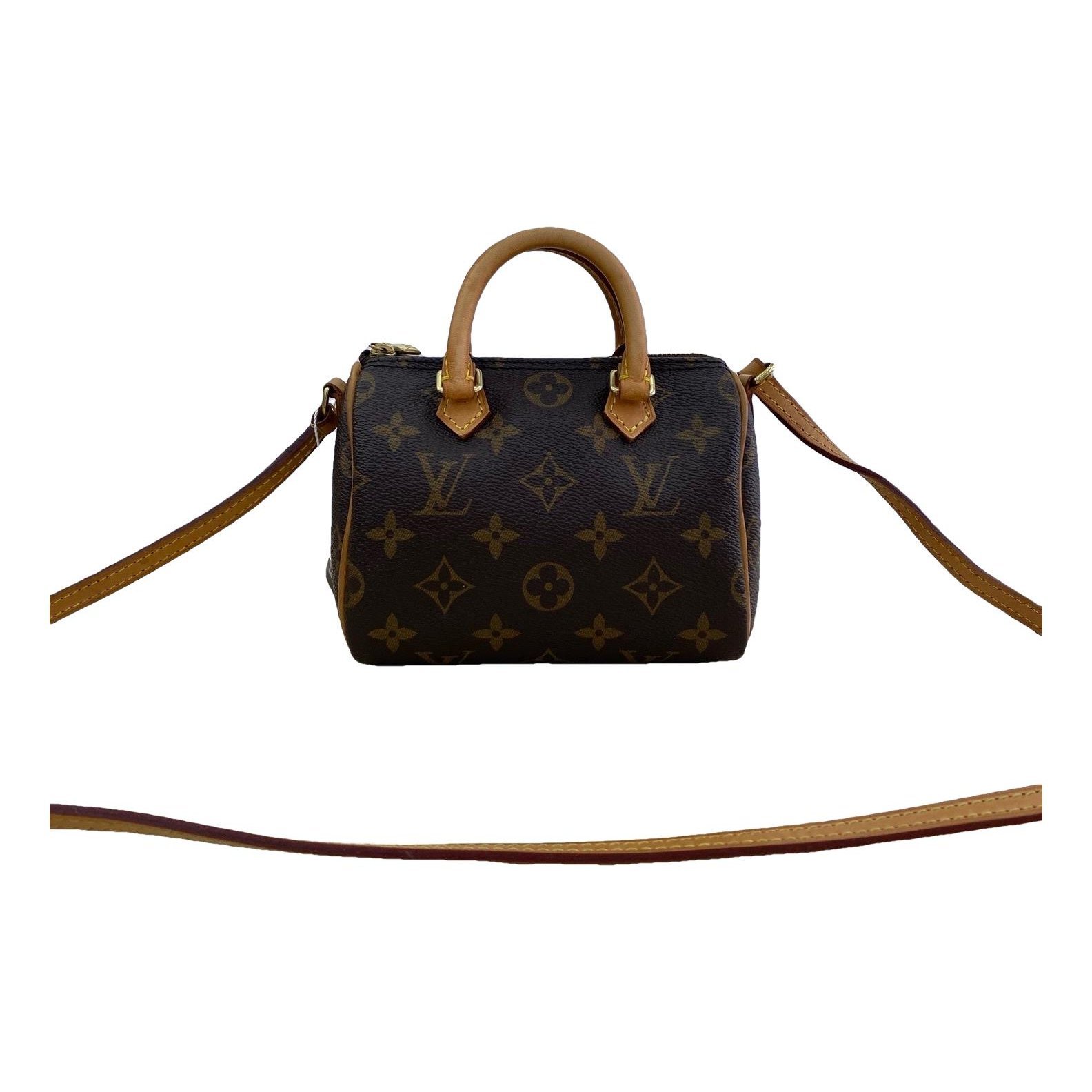 Louis Vuitton Nano Speedy / Mini HL leather handbag