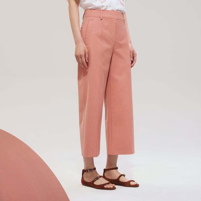 Rose Bubinga Cropped Pants