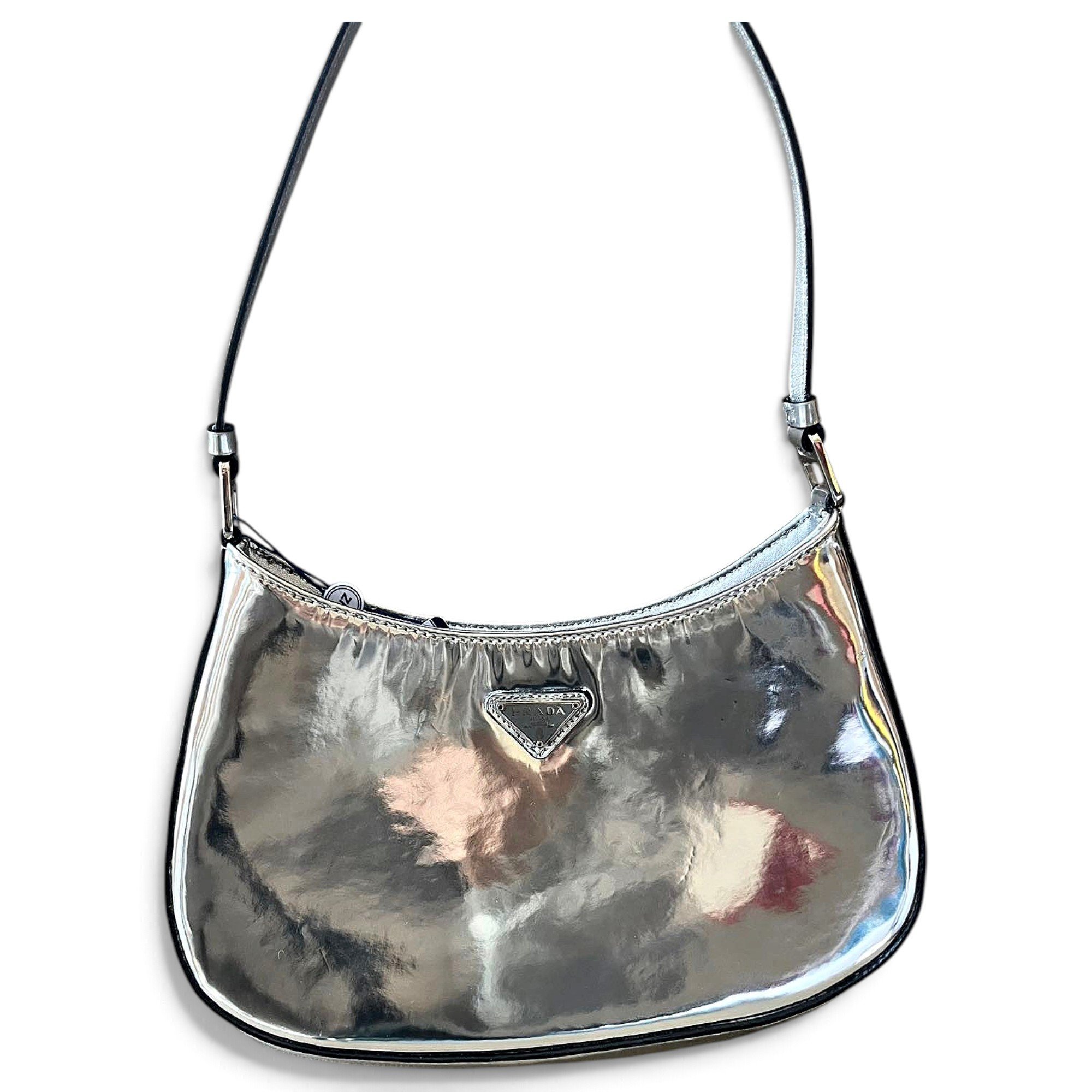 Cleo patent leather handbag