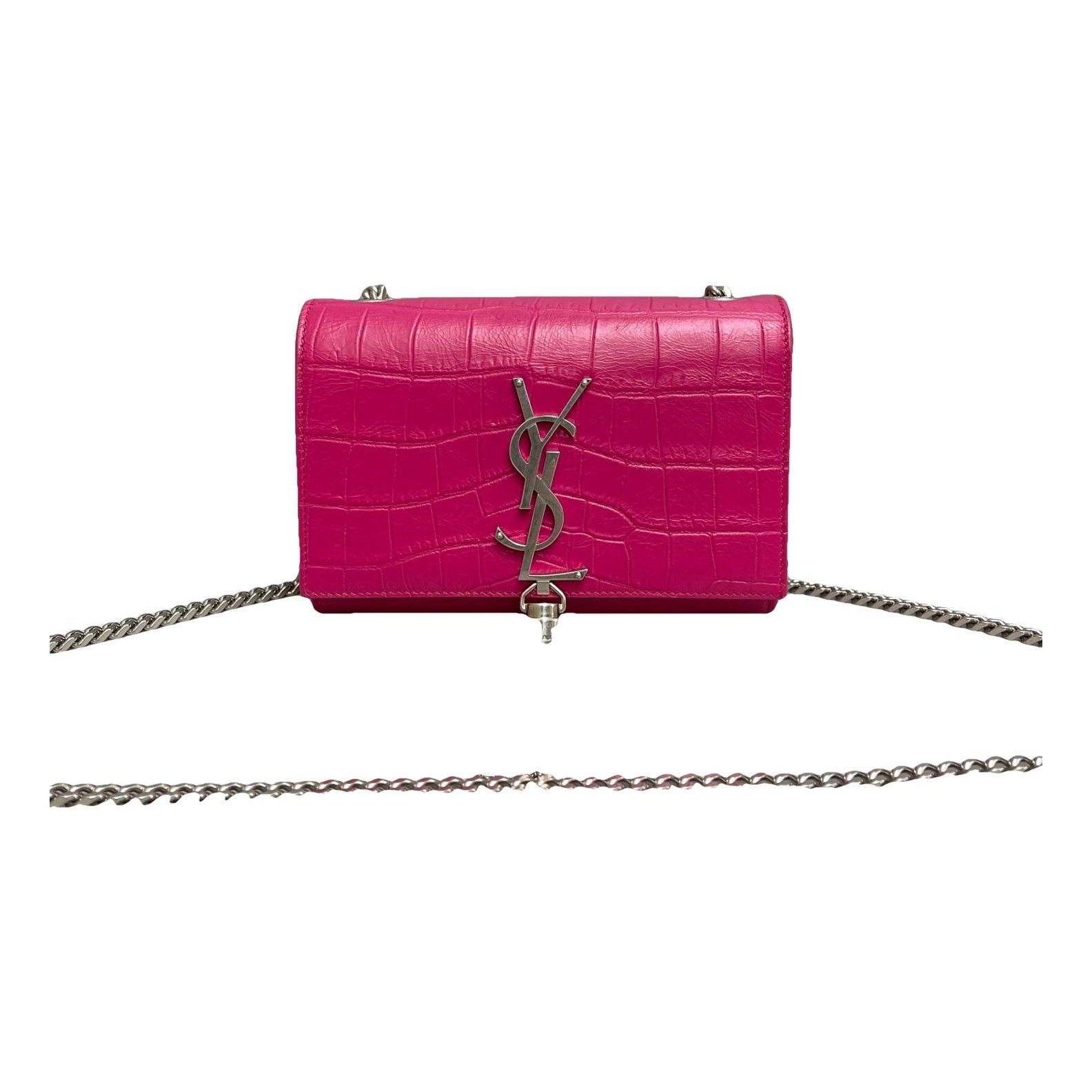 Pompom Kate leather handbag
