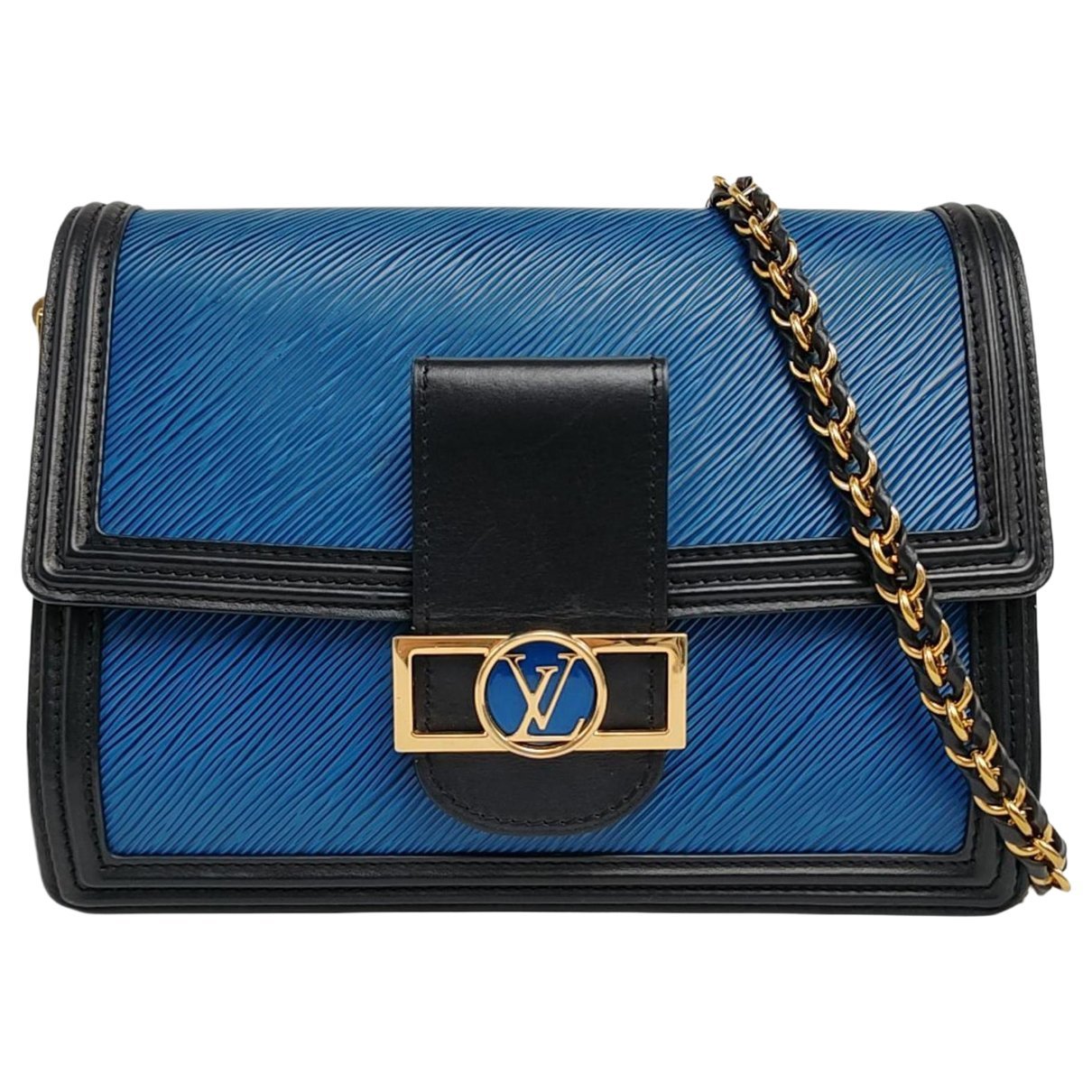 Dauphine leather crossbody bag
