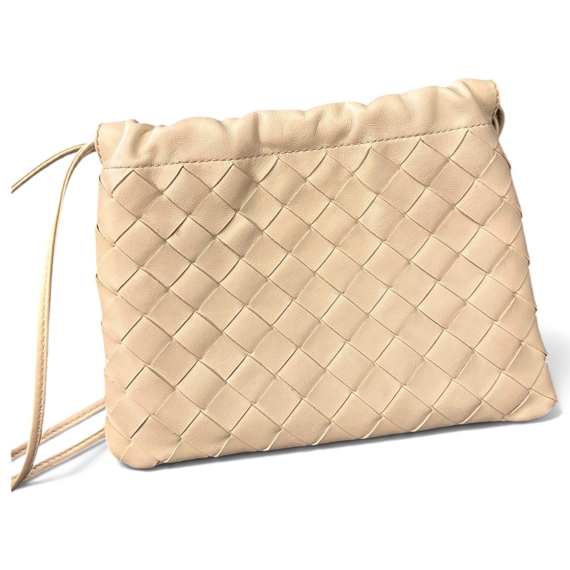 Dustbag leather crossbody bag