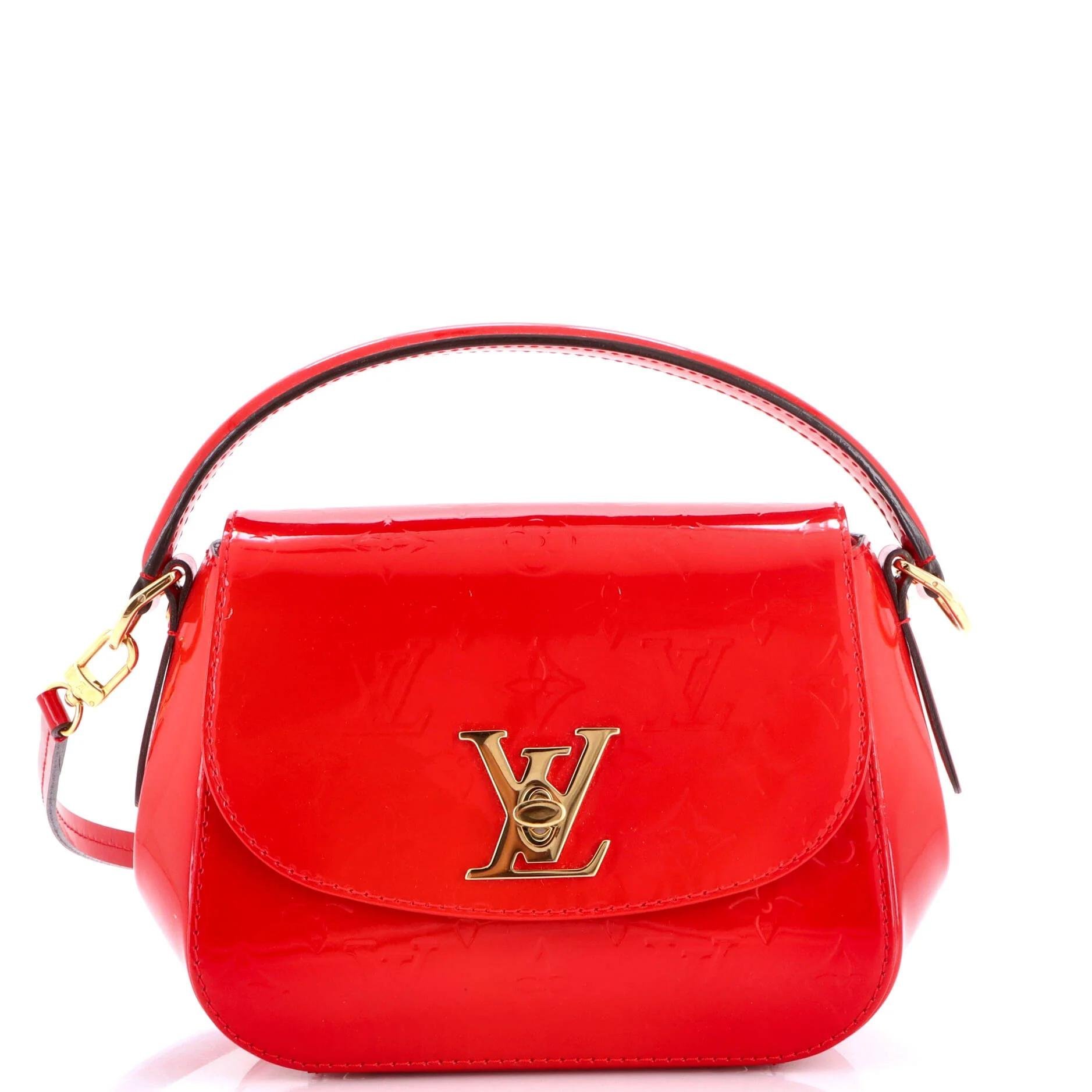 Patent leather crossbody bag