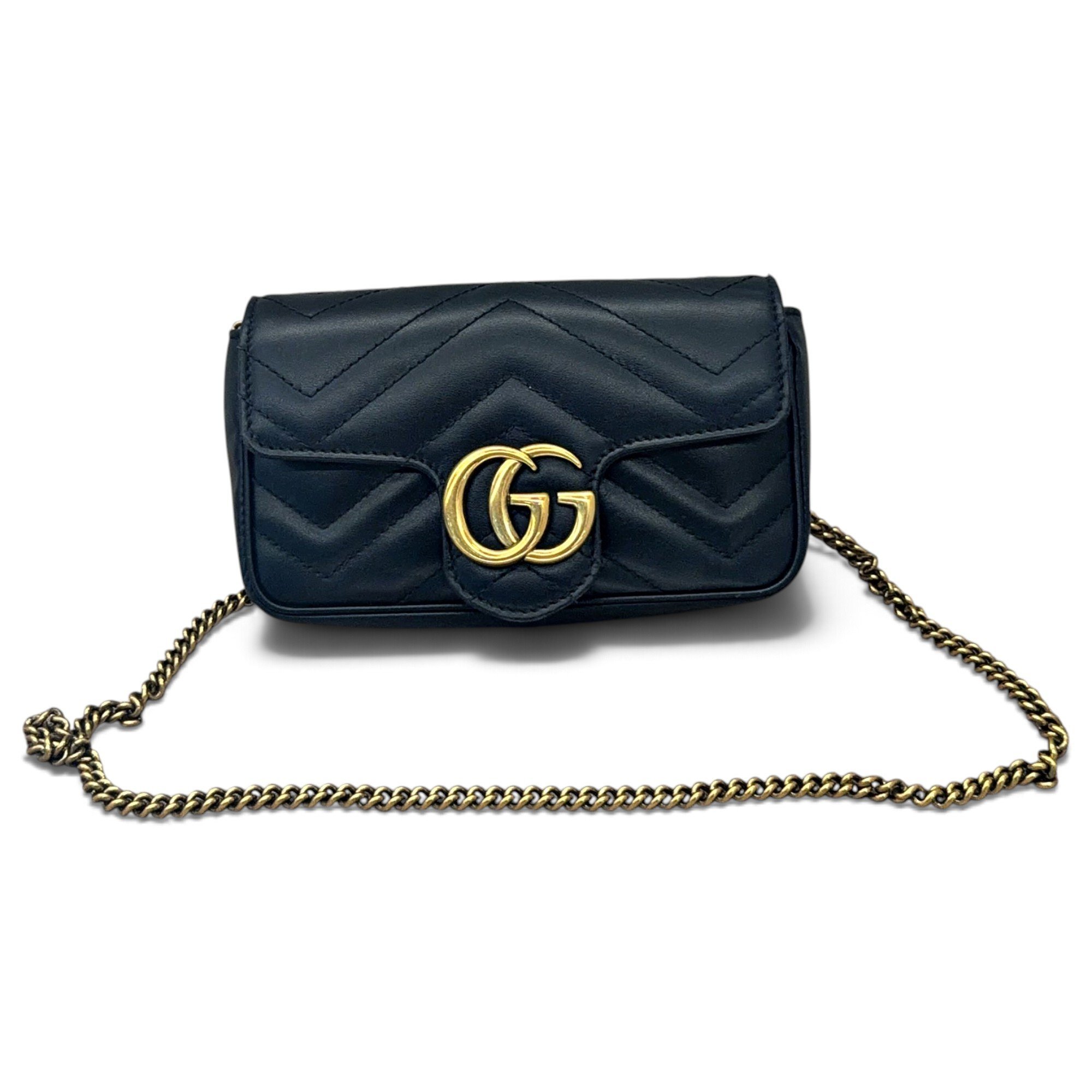 GG Marmont Flap leather handbag