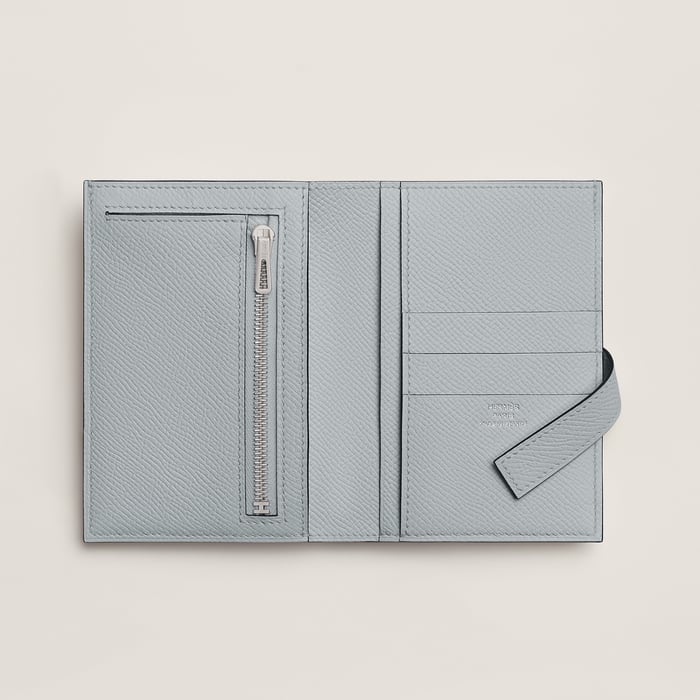 Bleu Glacier New H Passant Compact Wallet