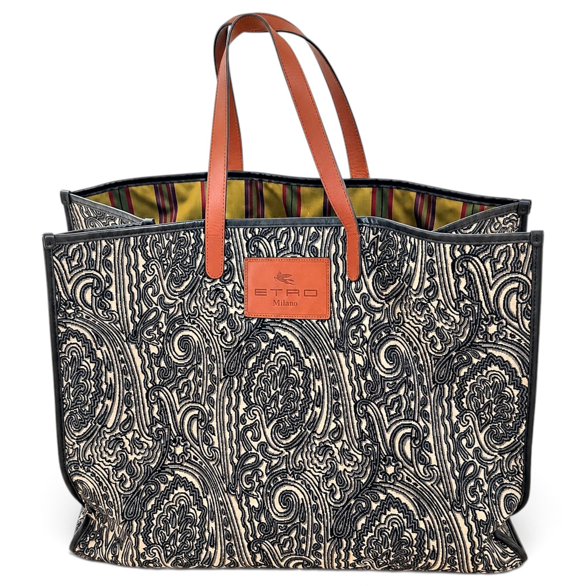 Leather tote