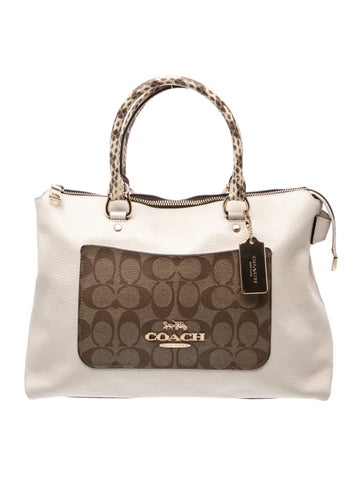 Leather Top Handle Bag
