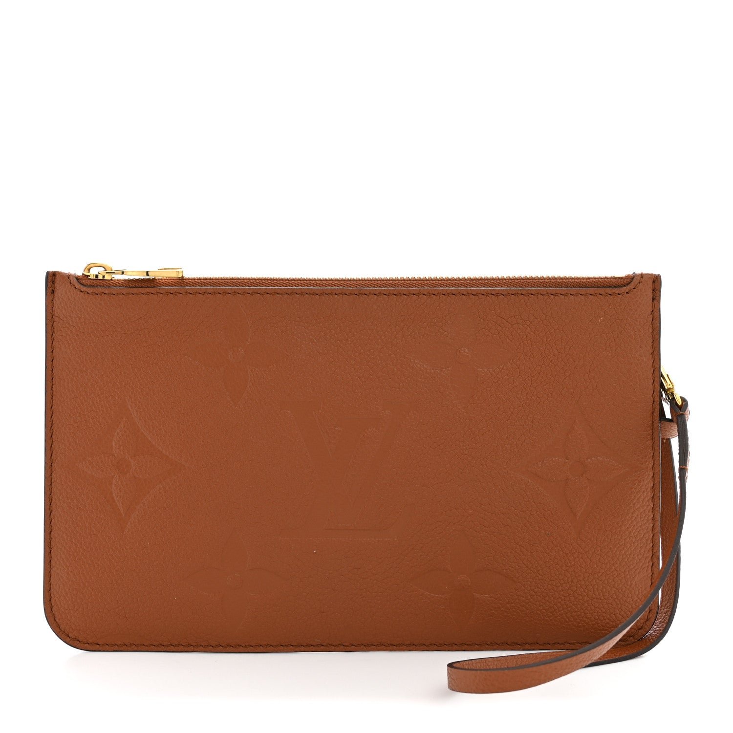 Louis Vuitton Empreinte Monogram Giant Neverfull MM Pochette Caramel