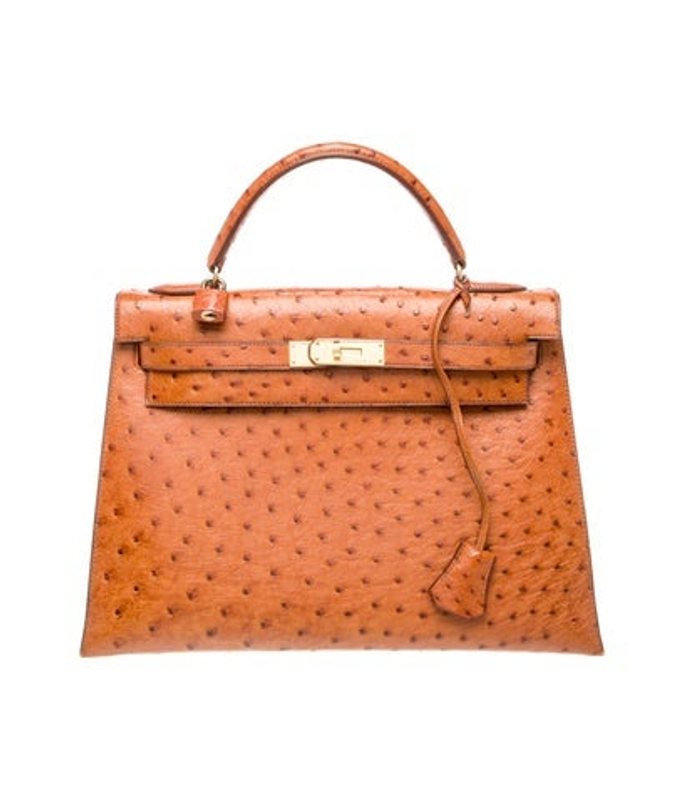 Hermes Ostrich Kelly Sellier 32