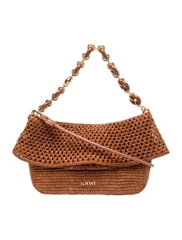 Raffia Raffia Donut Chain Ola Shoulder Bag