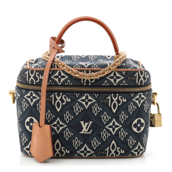 Louis Vuitton Jacquard Since 1854 Vanity PM Blue