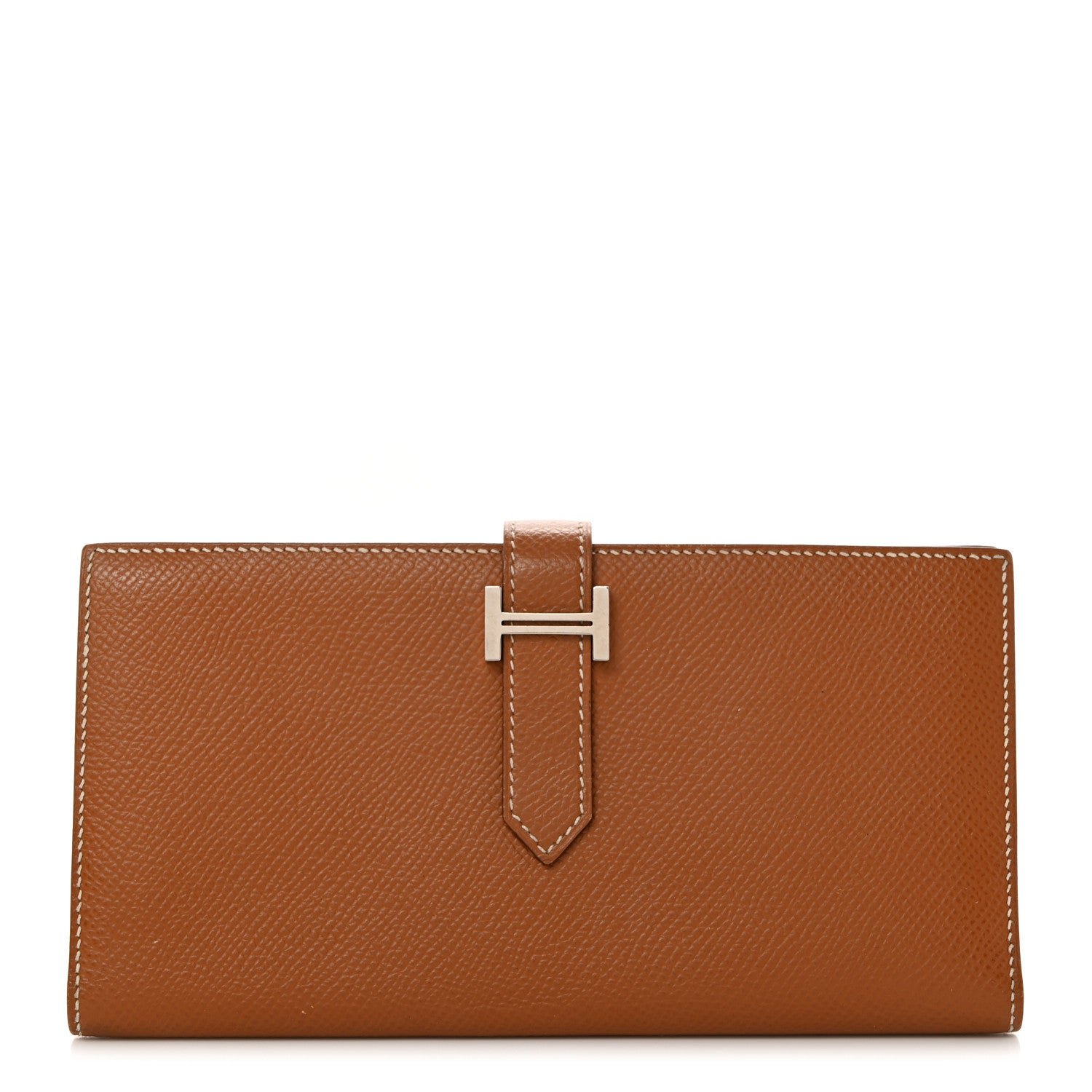 Hermes Epsom Bearn Gusset Wallet Gold