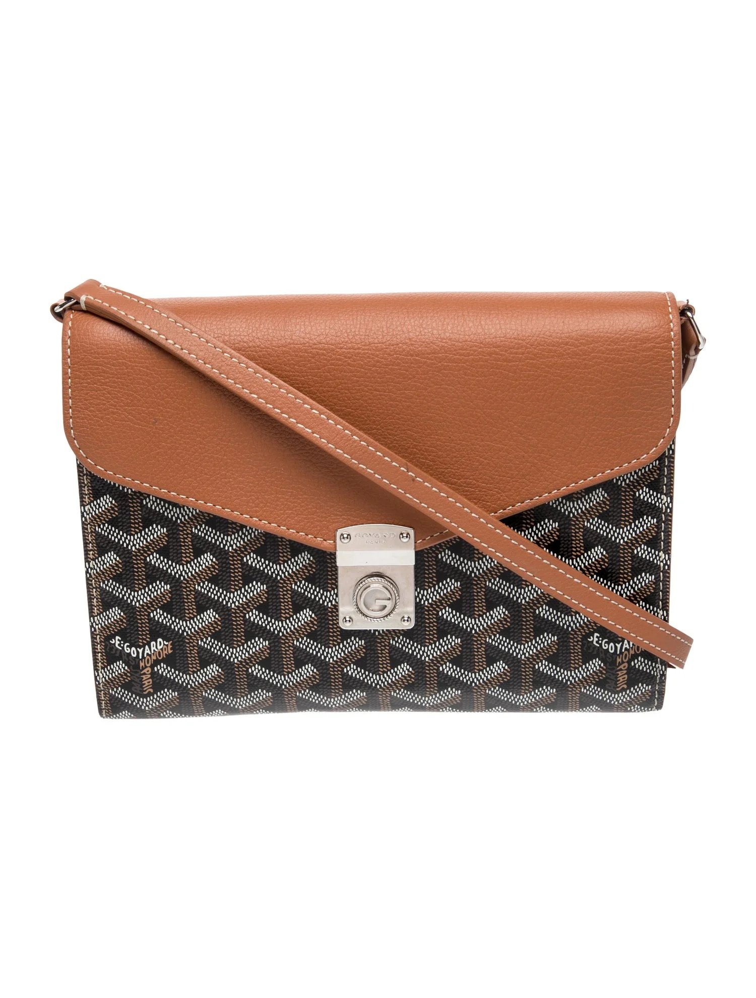 Goyard Goyardine Chypre Wallet on Strap