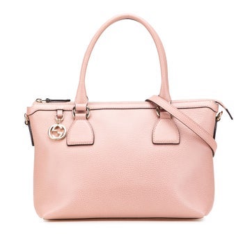 Dollar Calfskin GG Charm Satchel