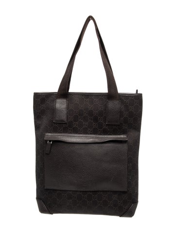 GG Denim Messenger Bag Medium