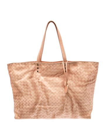 Intrecciato Nylon Tote Bag
