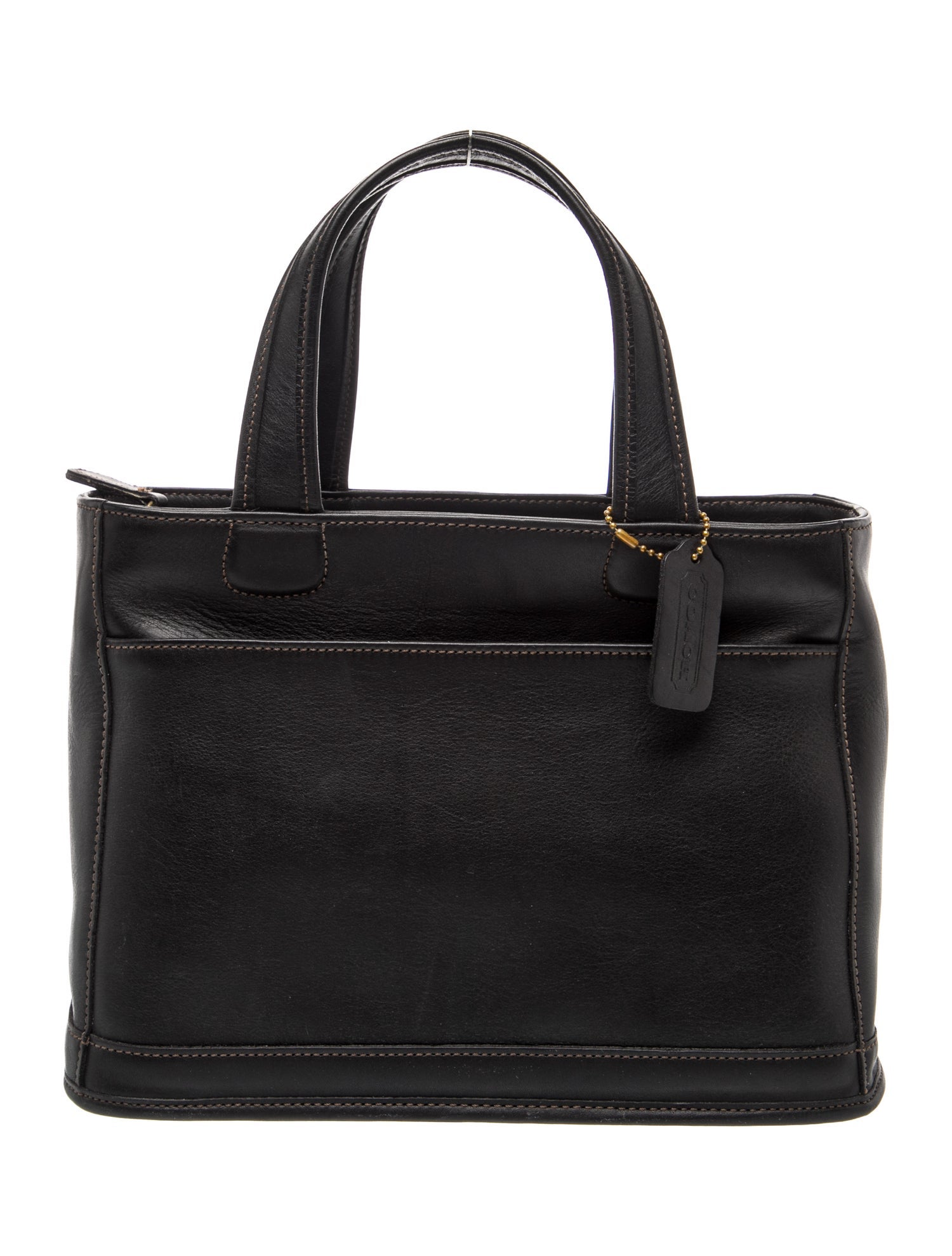 Leather Top Handle Bag