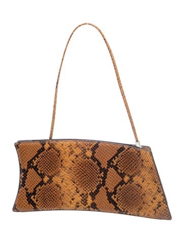 Embossed Leather Shoulder Bag