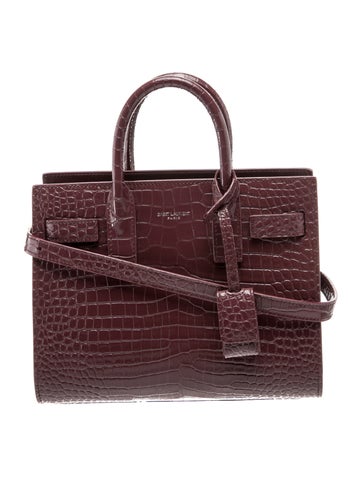 Embossed Leather Sac De Jour Nano 2023