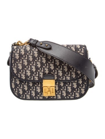 Oblique Jacquard Oblique Flap Crossbody Bag