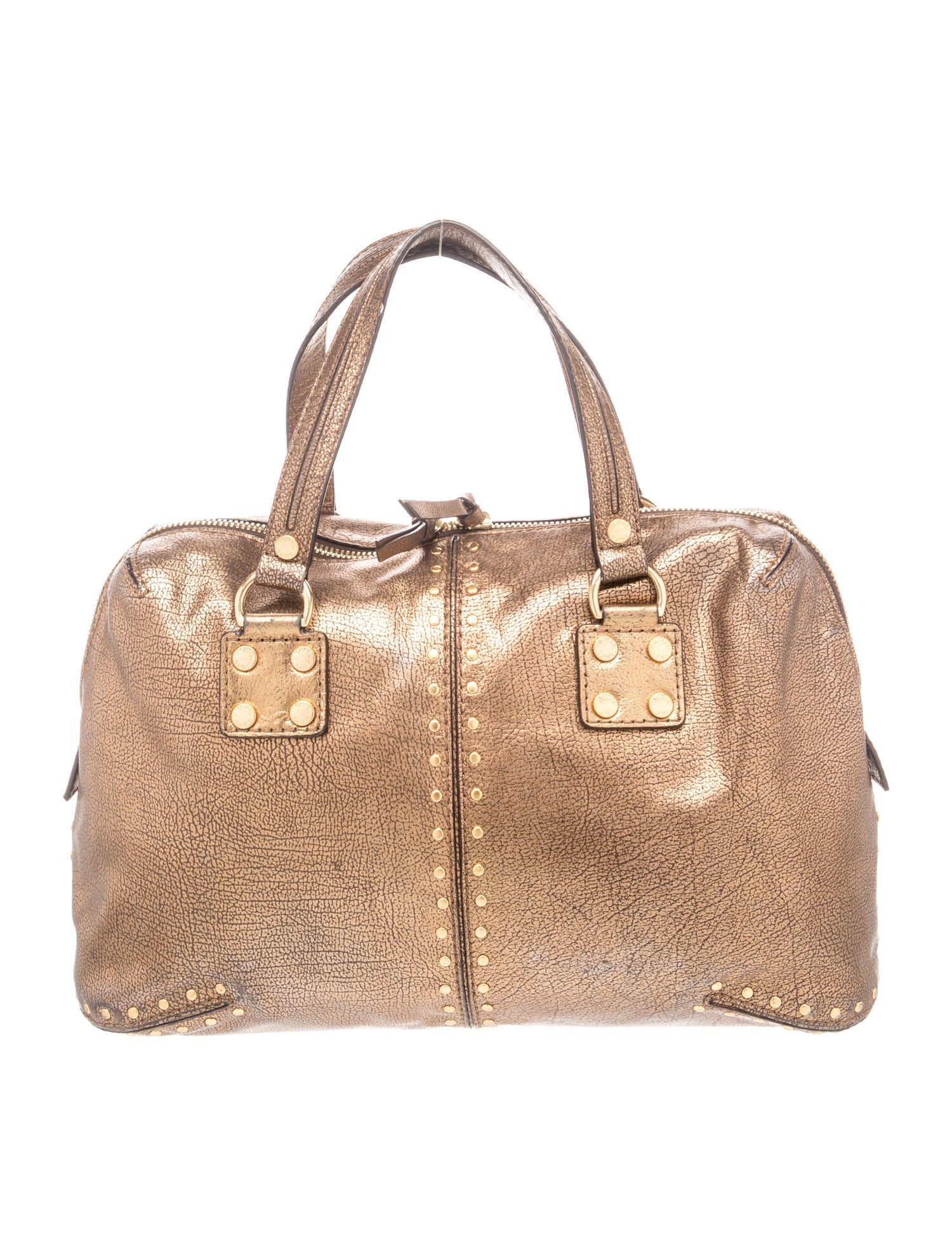 Leather Top Handle Bag