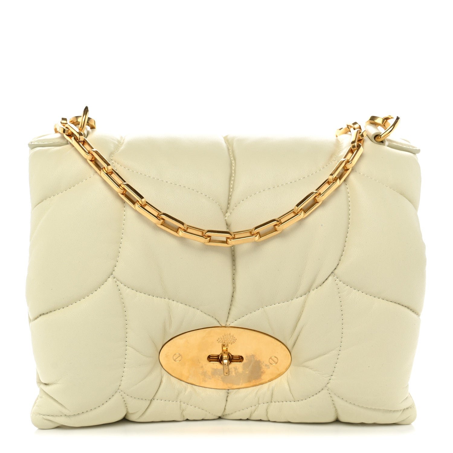 Mulberry Nappa Pillow Quilted Little Softie Bag Wild Primrose
