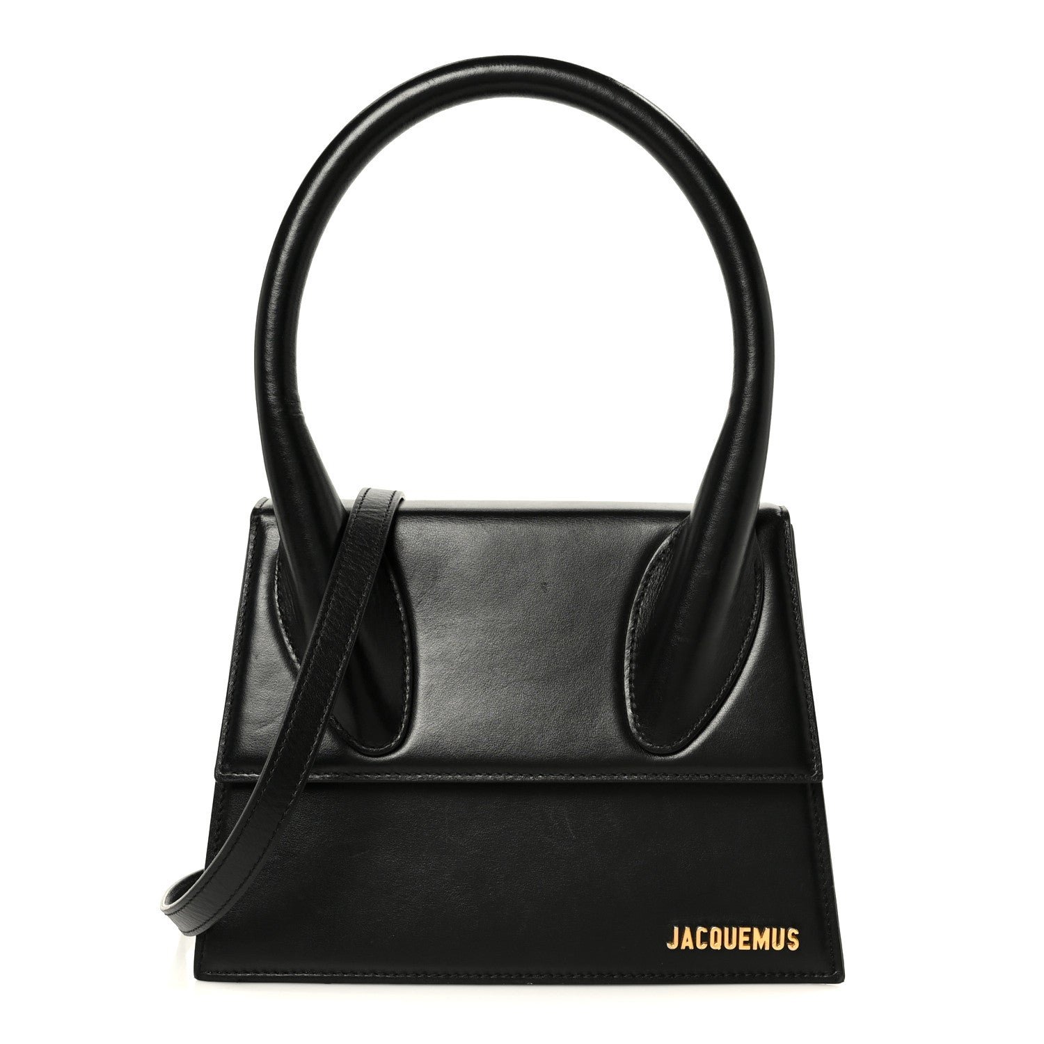 Jacquemus Smooth Calfskin Le Chiquito Moyen Black