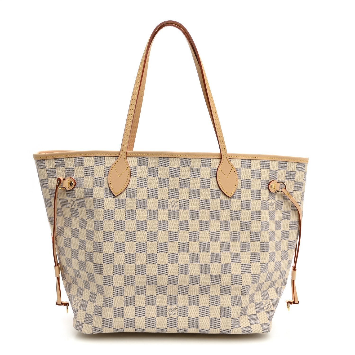 Louis Vuitton Damier Azur Neo Neverfull MM Rose Ballerine