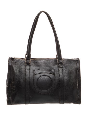 Leather Top Handle Bag