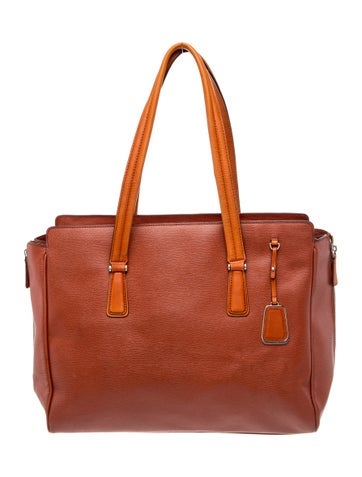 Tumi Leather Top Handle Bag