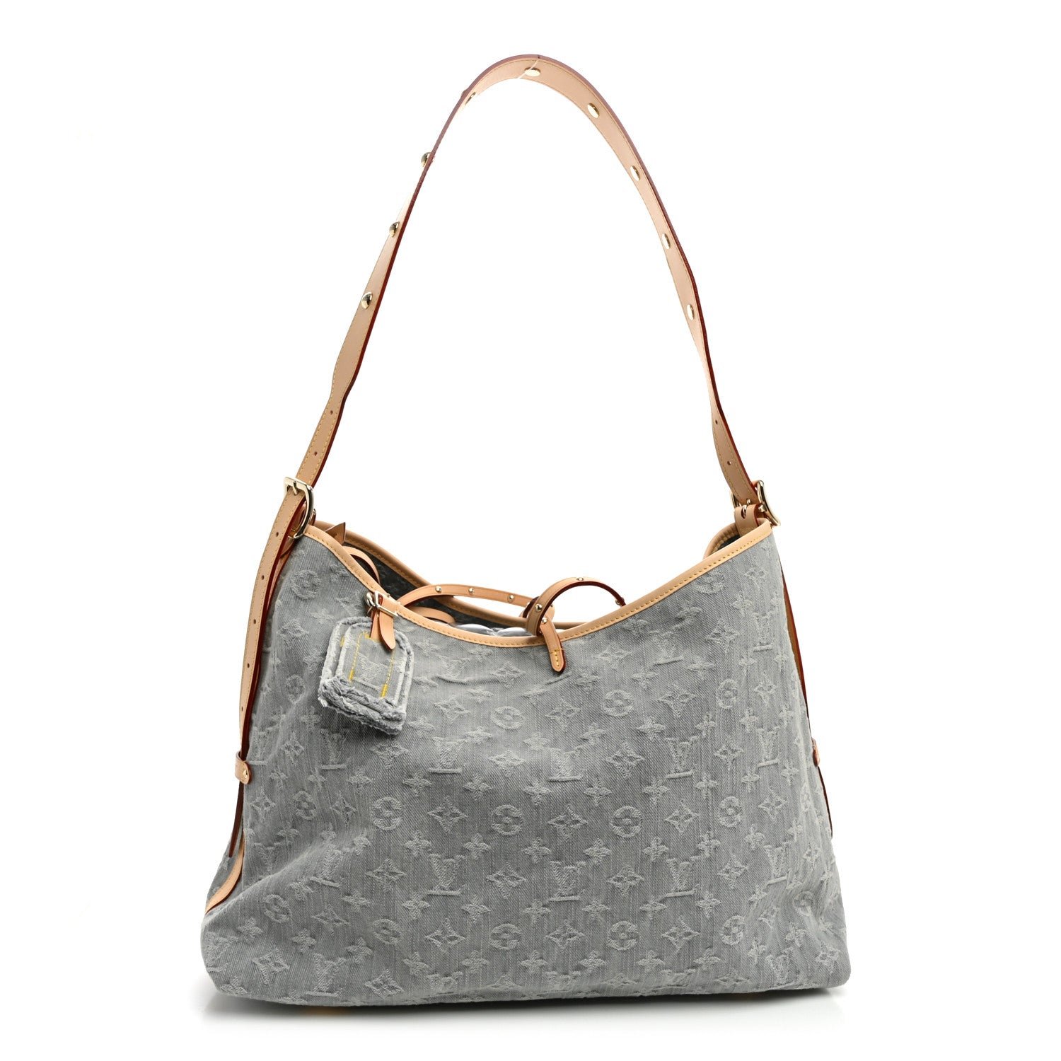 Louis Vuitton Monogram Denim CarryAll MM Washed Grey