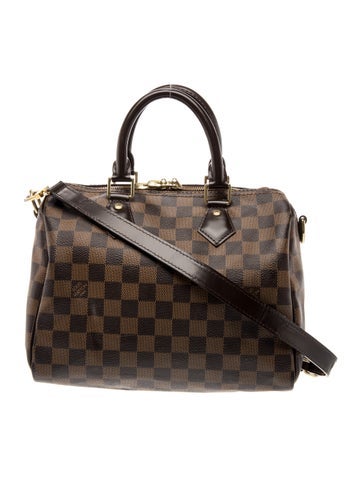 Damier Ebene Speedy Bandouliere 25