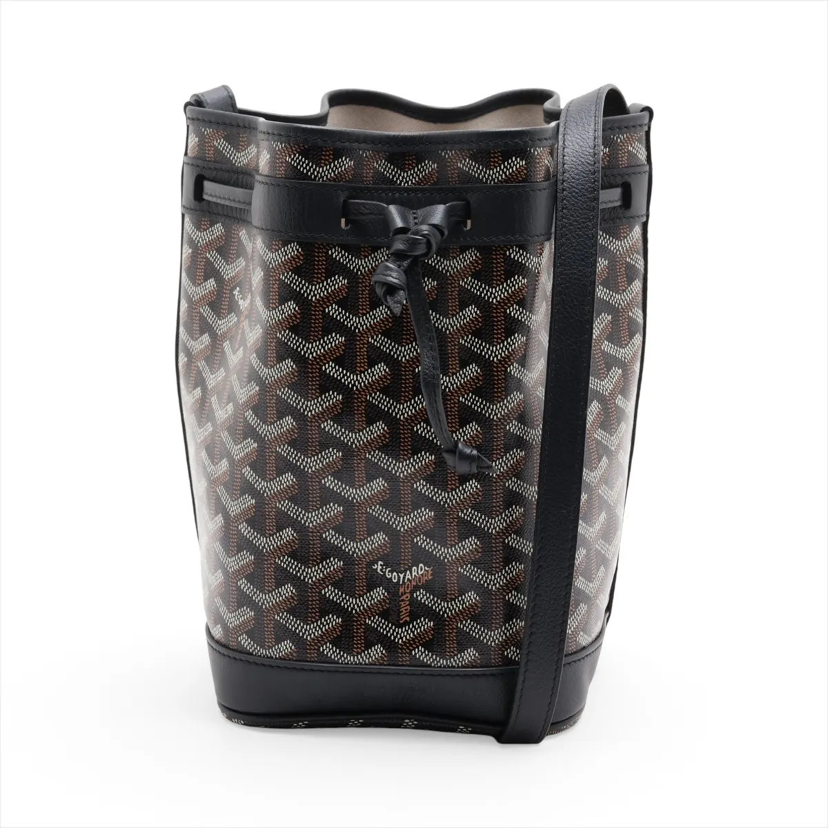 Goyard Petit Flo PVC & leather Shoulder bag Black