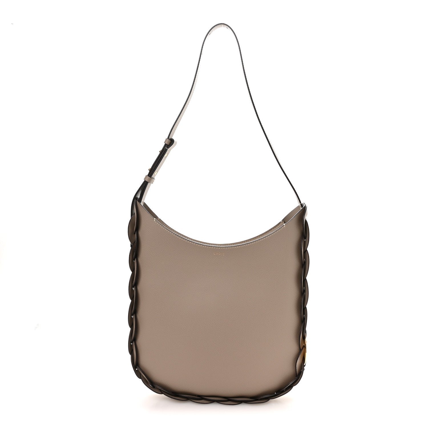 Chloe Small Grain Smooth Calfskin Medium Darryl Hobo Motty Grey