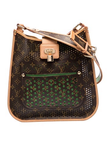 Perforated Monogram Musette