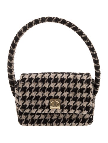 Tweed Top Handle Bag