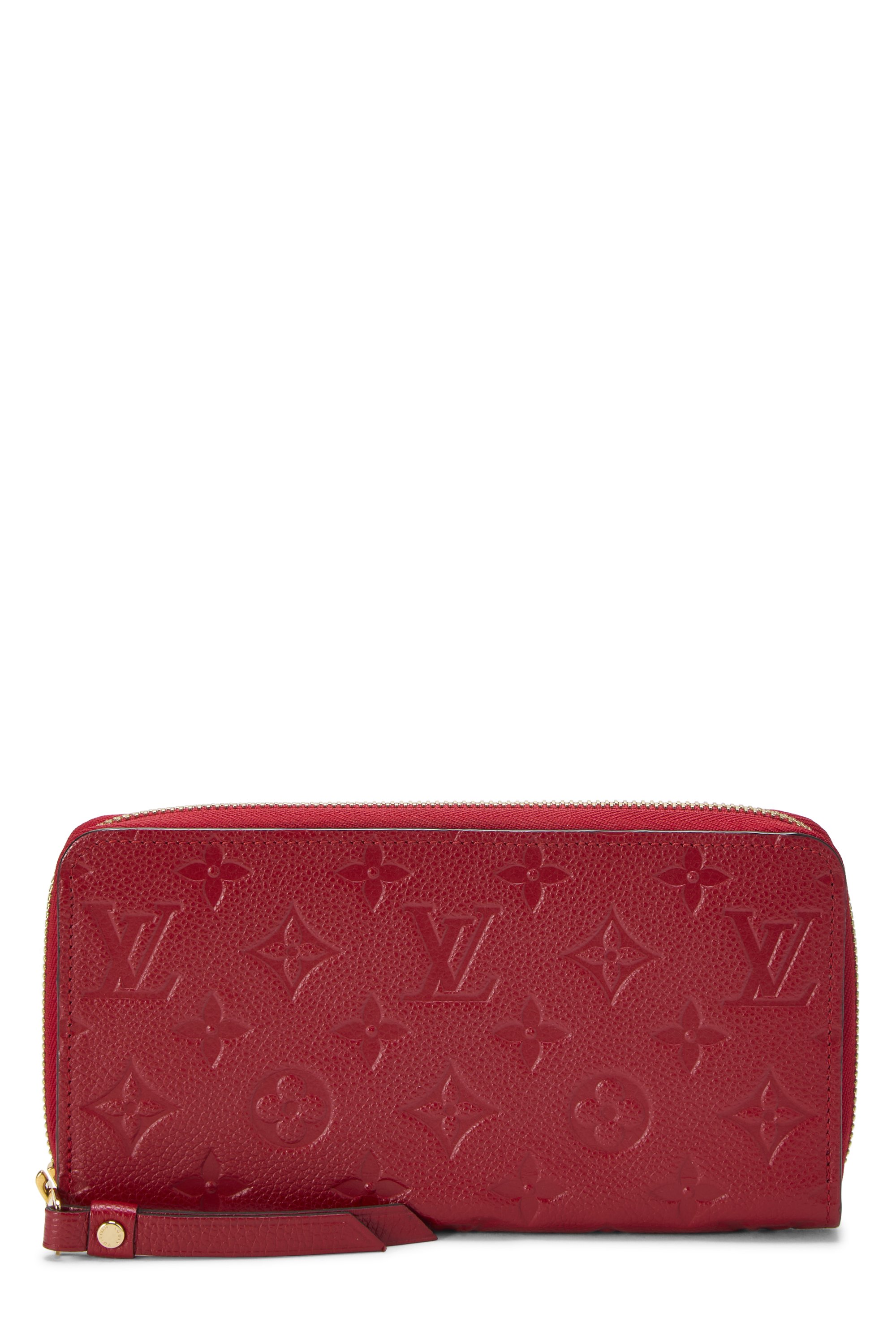Red Monogram Empreinte Zippy Continental Wallet