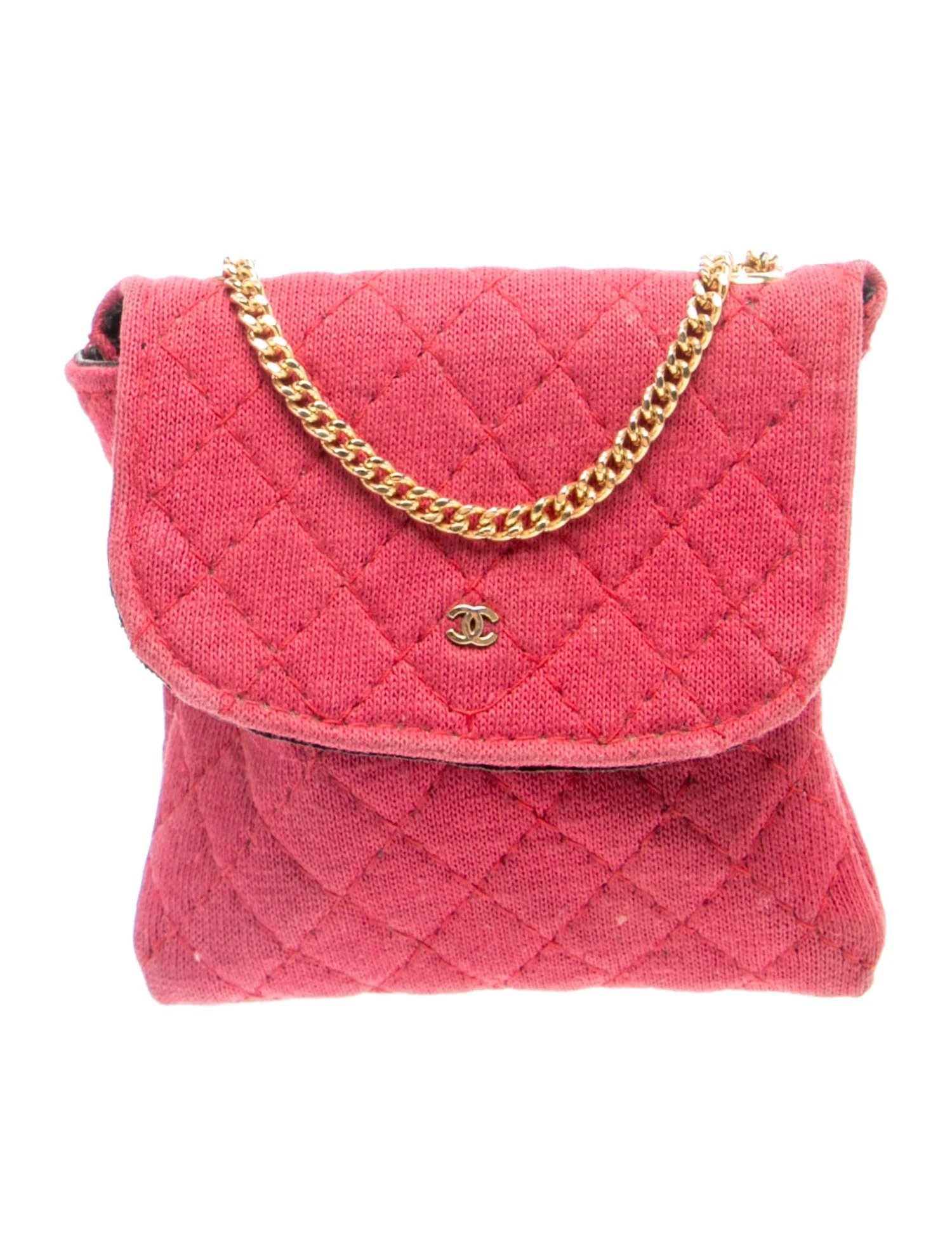 Micro Jersey Flap Bag