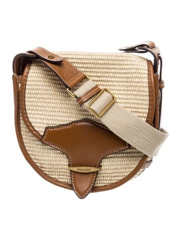 Isabel Marant Straw Crossbody Bag